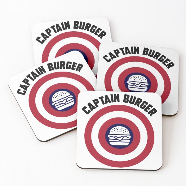 Item preview, Captain Burger logo + text designed and sold by Dkrode.