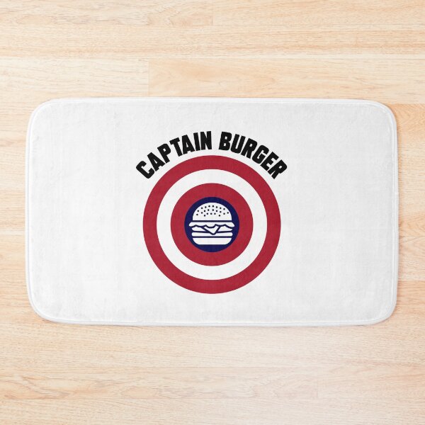 Item preview, Captain Burger logo + text designed and sold by Dkrode.