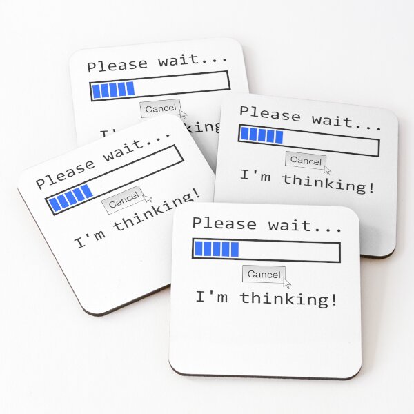 Item preview, Please Wait... I'm Thinking designed and sold by Original Cheddar.