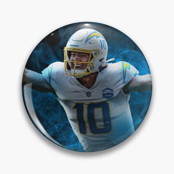 Artikelvorschau, Justin Herbert Los Angeles Sportkunst entworfen und verkauft von JRSportsGraphics.