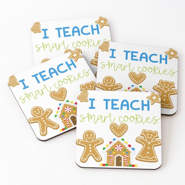 Item preview, I Teach Smart Cookies Gingerbread Christmas designed and sold by Kirsten Uecker.