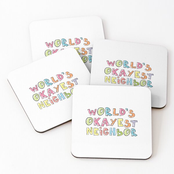 Item preview, World's Okayest Neighbor Gift Idea designed and sold by betternotes.