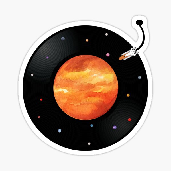 Vinyl space Sticker