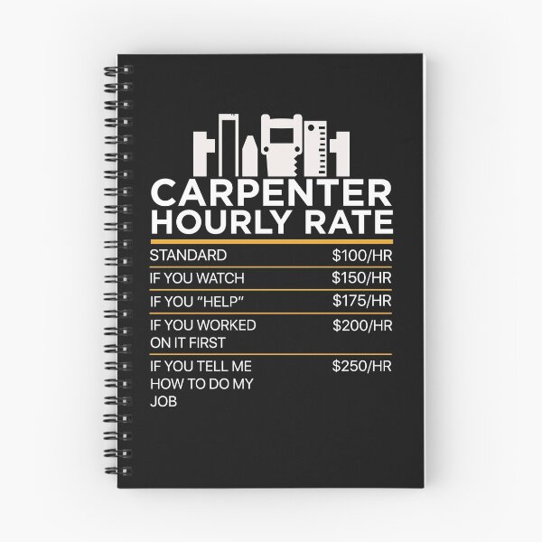 Item preview, Carpenter funny hourly rate designed and sold by Gloria312.