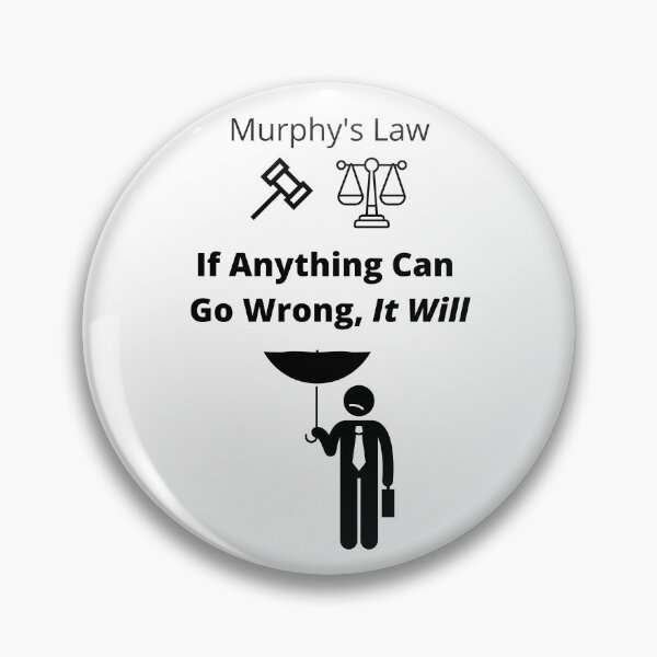 Item preview, Murphy's Law If Anything Can Go Wrong, It Will designed and sold by MuscleCarTs.