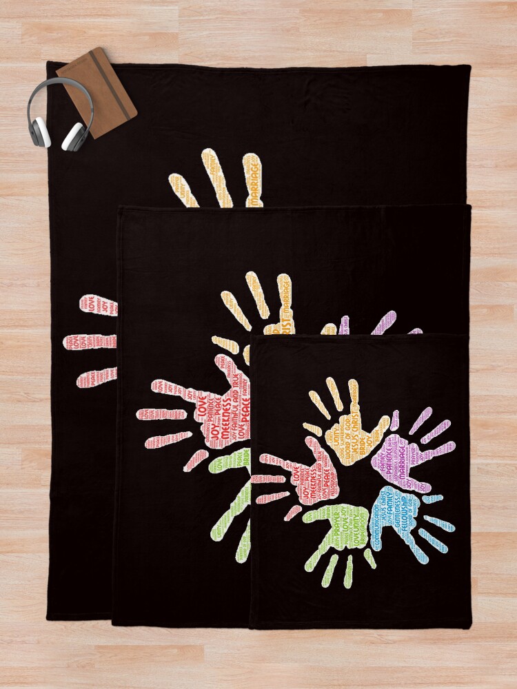 Alternate view of Marriage Registry Throw Blanket