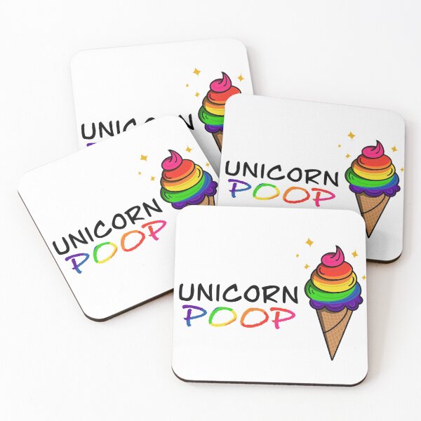 Item preview, Unicorn poop rainbow Ice Cream  designed and sold by Wyntage.