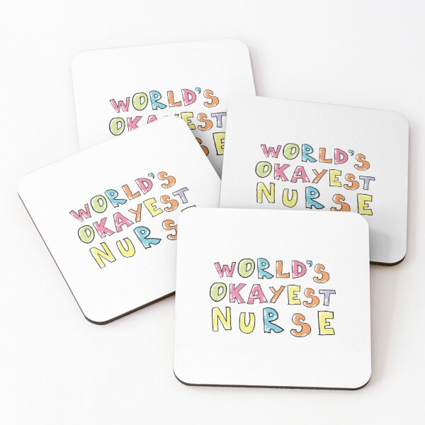 Item preview, World's Okayest Nurse Gift Idea designed and sold by betternotes.