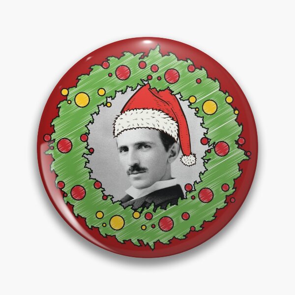 Item preview, Nikola Tesla Wishes You a Merry Christmas! designed and sold by Jordbord.