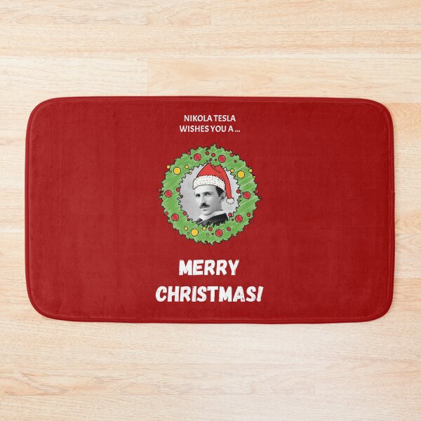 Item preview, Nikola Tesla Wishes You a Merry Christmas! designed and sold by Jordbord.