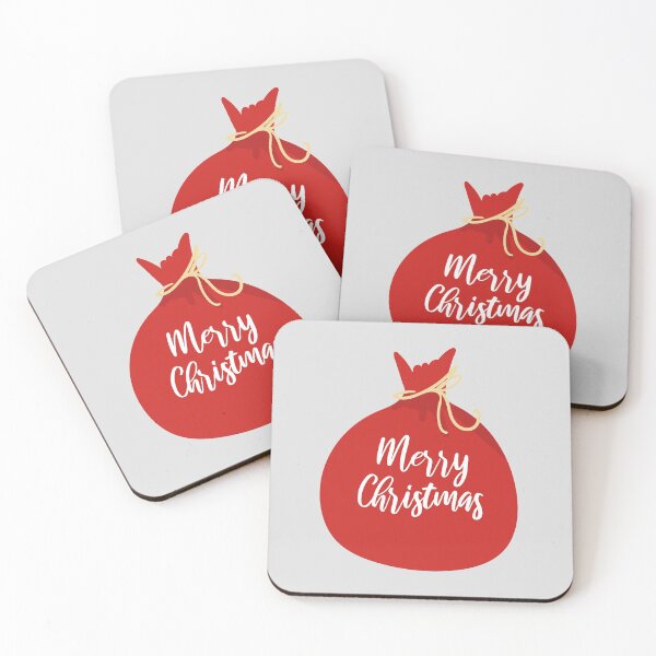Item preview, Merry Christmas card with cute Santa bag designed and sold by MangoFun.