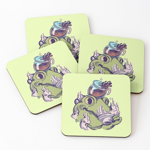 Item preview, Lazy Coffee Frog designed and sold by alcaparra221.