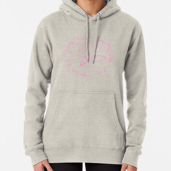 symbolic pink hoodie