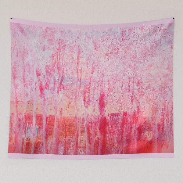 Item preview, abstract sunset in the forest designed and sold by TessAndre.