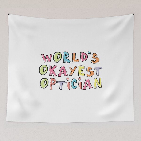Item preview, World's Okayest Optician Gift Idea designed and sold by betternotes.