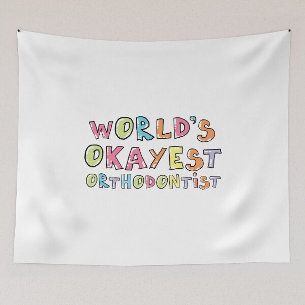 Item preview, World's Okayest Orthodontist Gift Idea designed and sold by betternotes.