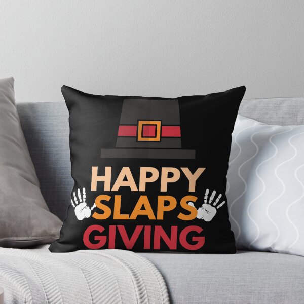 Aperçu de l'œuvre Joyeux Slapsgiving - Thanksgiving créée et vendue par CrownsStore.