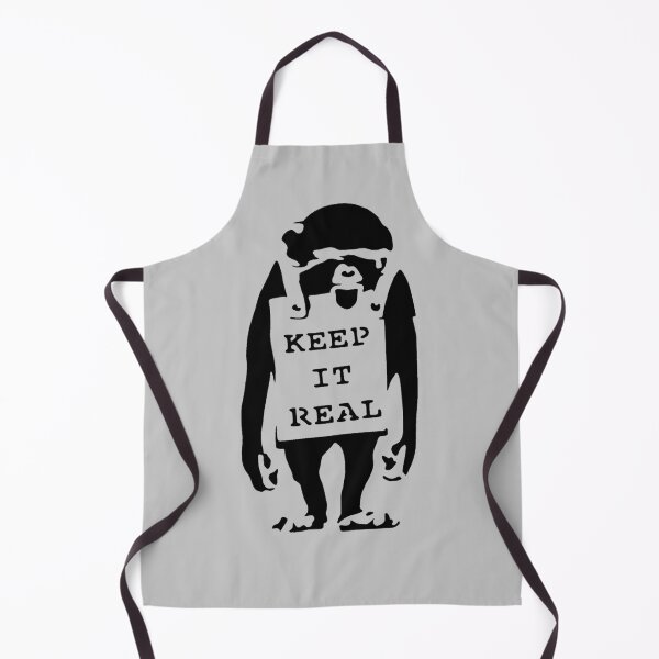 Item preview, Keep It real Chimp designed and sold by WE-ARE-BANKSY.