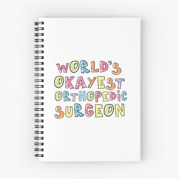 Item preview, World's Okayest Orthopedic Surgeon Gift Idea designed and sold by betternotes.