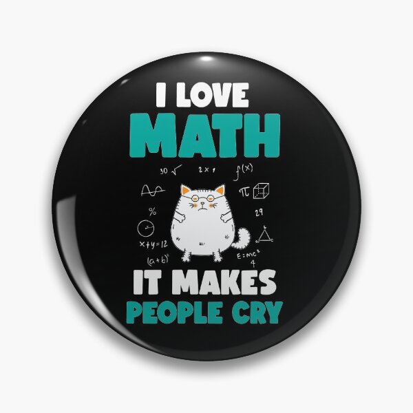 Item preview, I love math cat - funny math quote designed and sold by Lenny Stahl.