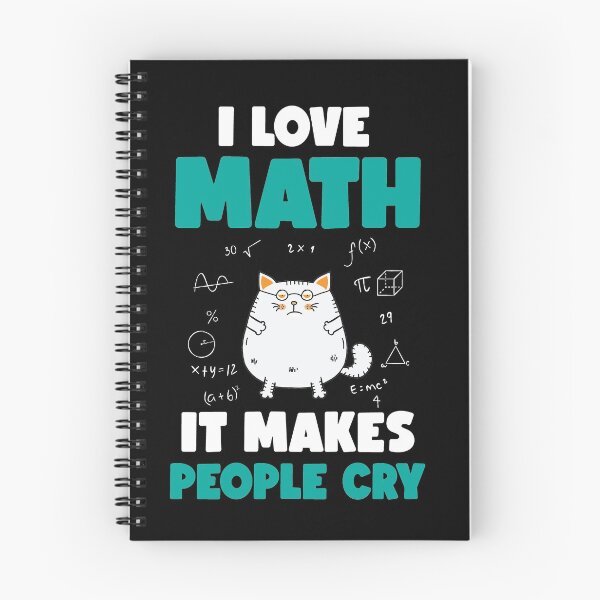 Item preview, I love math cat - funny math quote designed and sold by Lenny Stahl.