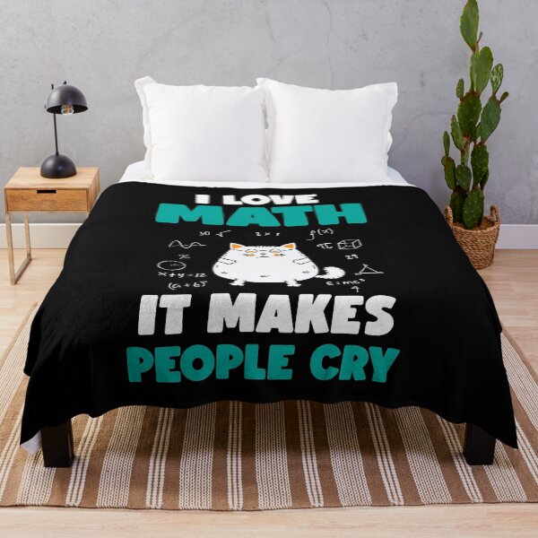 Item preview, I love math cat - funny math quote designed and sold by Lenny Stahl.