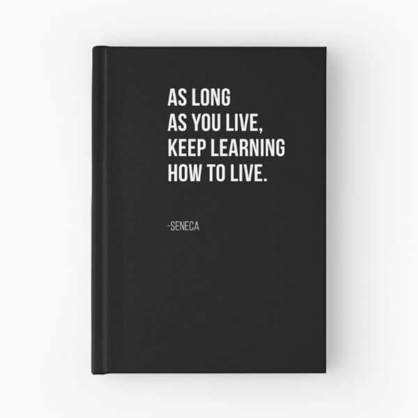 Item preview, Seneca Stoic Philosophy - As long as you live, keep learning how to live. designed and sold by T UNIQUE.
