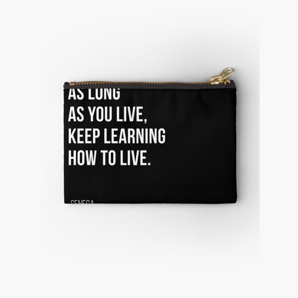 Item preview, Seneca Stoic Philosophy - As long as you live, keep learning how to live. designed and sold by T UNIQUE.
