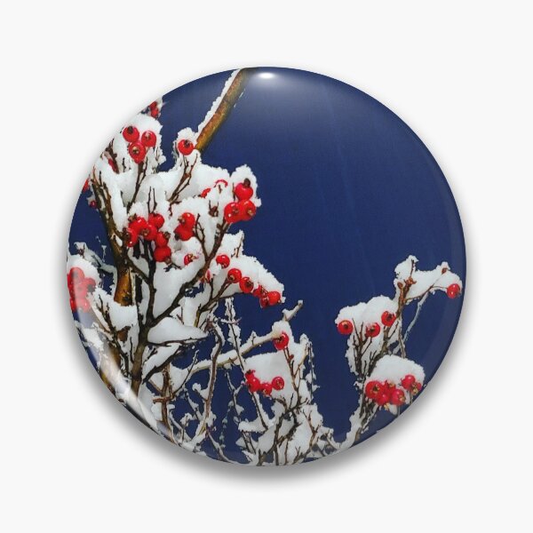Item preview, Chinese Hemlock berries and snow designed and sold by Monica Mason.