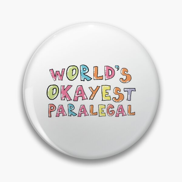 Item preview, World's Okayest Paralegal Gift Idea designed and sold by betternotes.