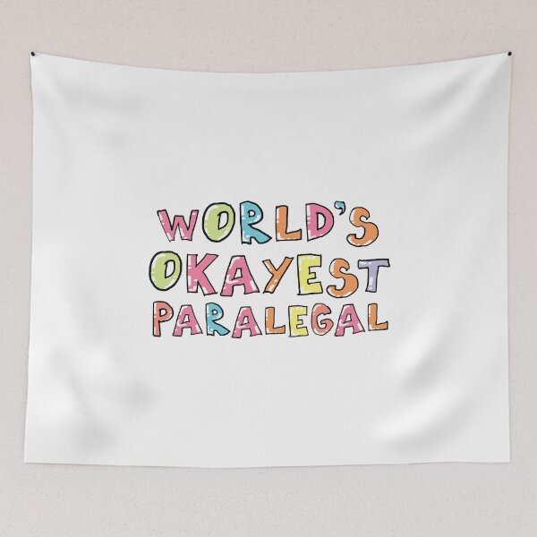 Item preview, World's Okayest Paralegal Gift Idea designed and sold by betternotes.