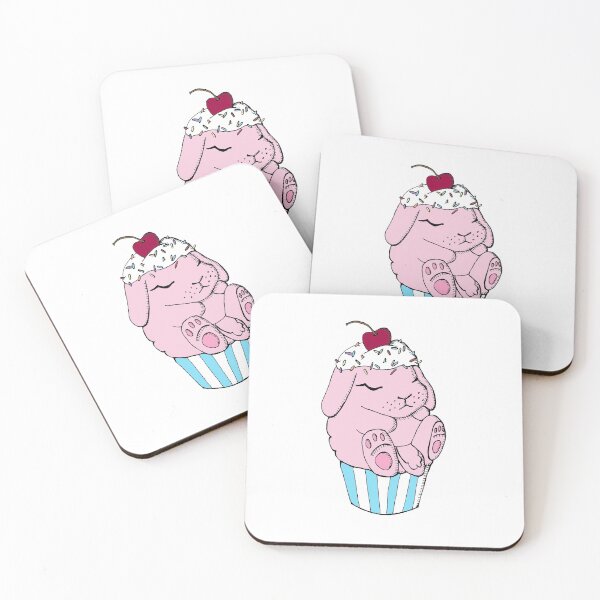 Item preview, Bunny Cupcake 3- Strawberrry designed and sold by mochinumnums.