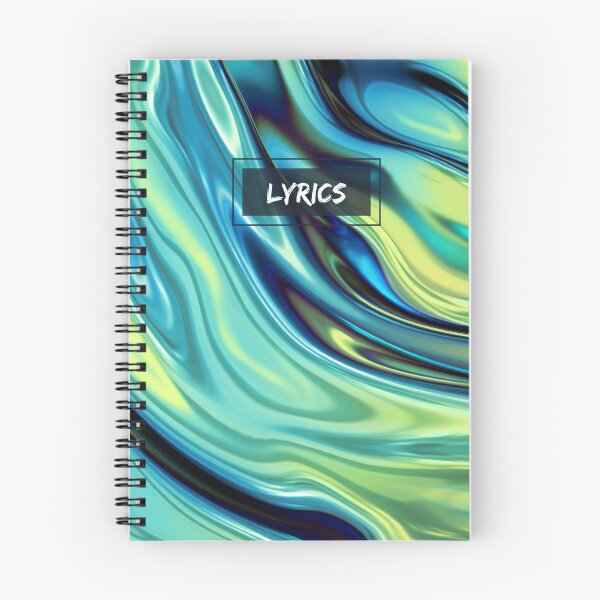 Item preview, Songwriters Lyrics Trippy Psychedelic Green Book designed and sold by Ninjakandy.