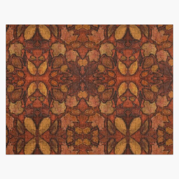 Autumn Leaves Pattern VI Jigsaw Puzzle