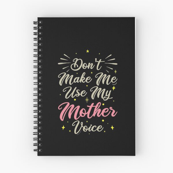 Item preview, Don't Make Me Use My Mother Voice, Cute Funny Gift Idea For Mom designed and sold by awesomedraw.