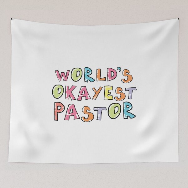 Item preview, World's Okayest Pastor Gift Idea designed and sold by betternotes.