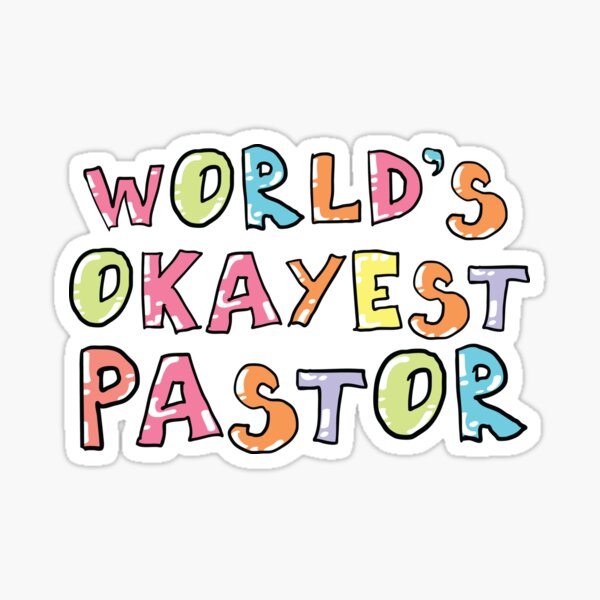 Item preview, World's Okayest Pastor Gift Idea designed and sold by betternotes.