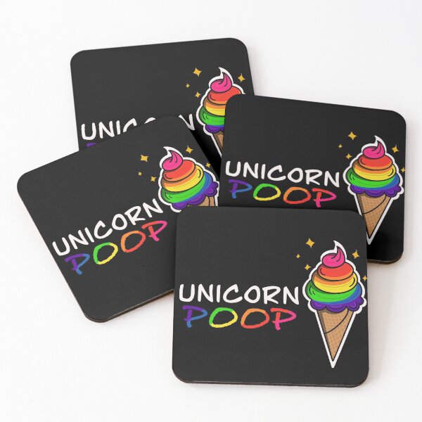 Item preview, Unicorn poop rainbow Ice Cream  designed and sold by Wyntage.