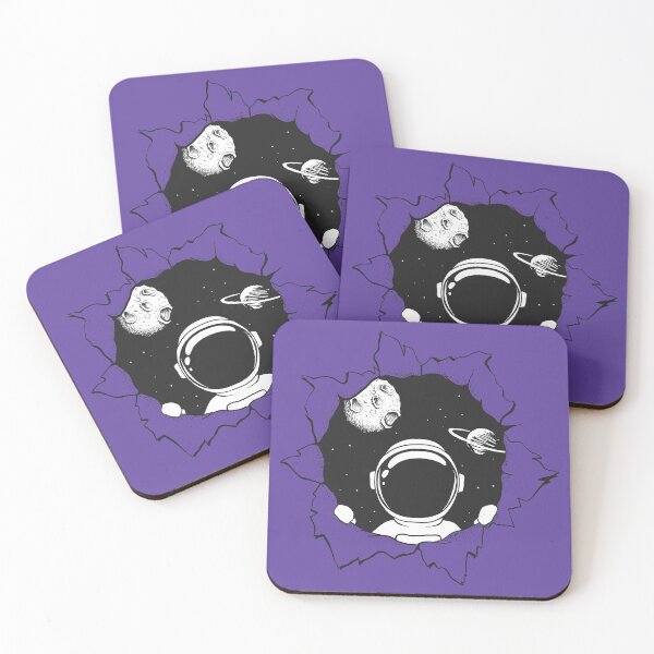 Item preview, Cute Astronaut making a hole breaking out from space galaxy into new universe designed and sold by NiAArtland.