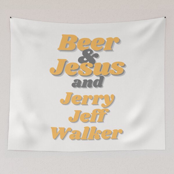 Item preview, Beer & Jesus and Jerry Jeff Walker designed and sold by Xeuno.