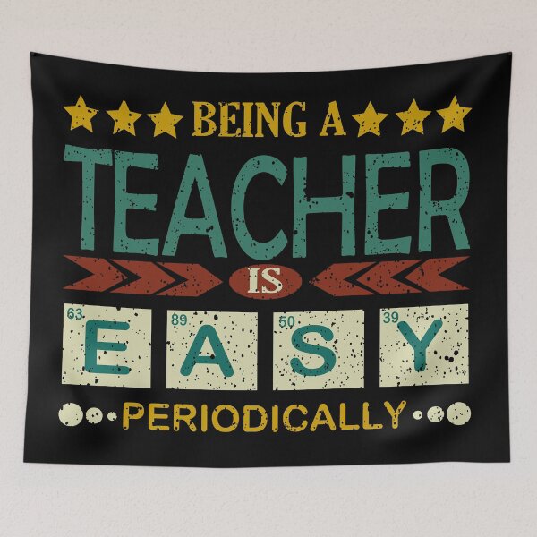 Item preview, being a teacher is easy designed and sold by YAHIA-14.