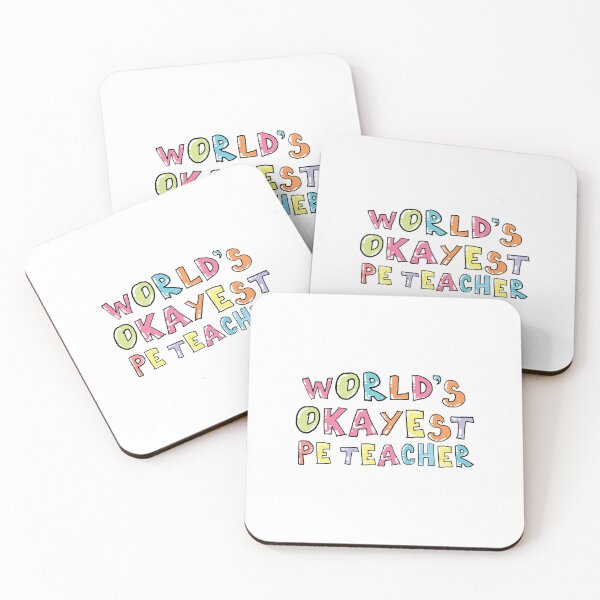 Item preview, World's Okayest PE Teacher Gift Idea designed and sold by betternotes.