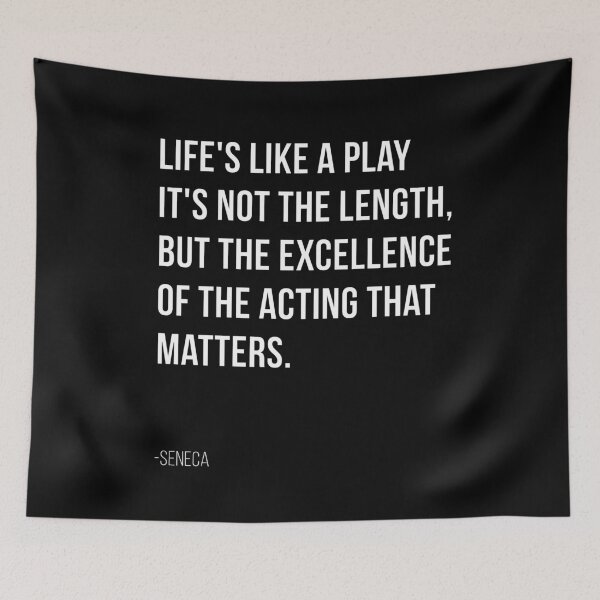 Item preview, Seneca Stoic Philosophy - Life is like a play designed and sold by T UNIQUE.