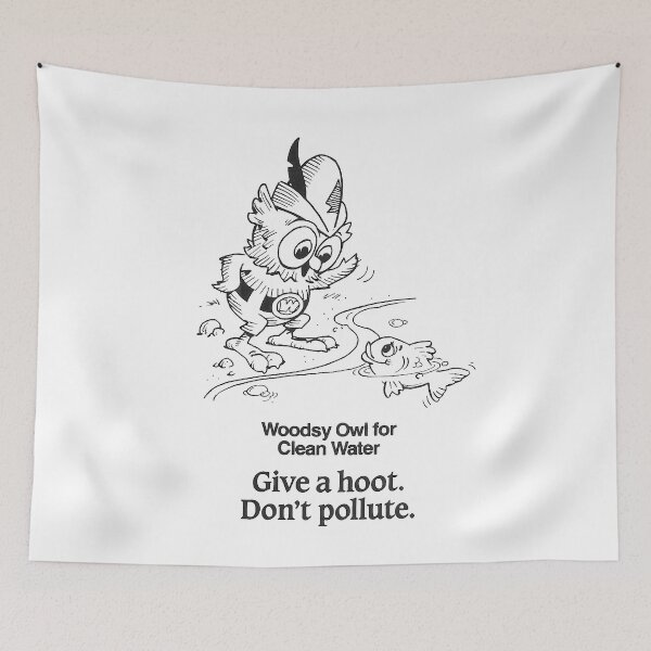 Item preview, Woodsy Owl Give a Hoot. Don't Pollute. designed and sold by scohoe.