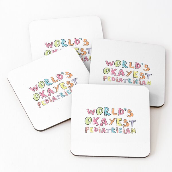 Item preview, World's Okayest Pediatrician Gift Idea designed and sold by betternotes.