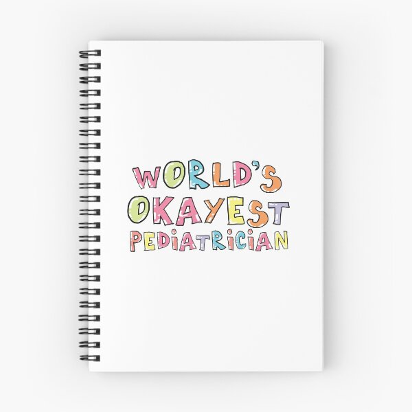 Item preview, World's Okayest Pediatrician Gift Idea designed and sold by betternotes.