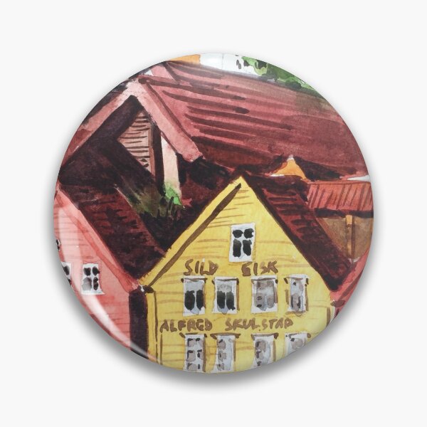 Item preview, Old warf Bergen Norway designed and sold by TheJoeyStudio.
