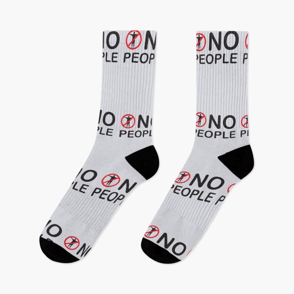 Item preview, No People , funny Solitude gift , independent person, egoistic, loneliness, Lonely Person  designed and sold by Obito-Designs.