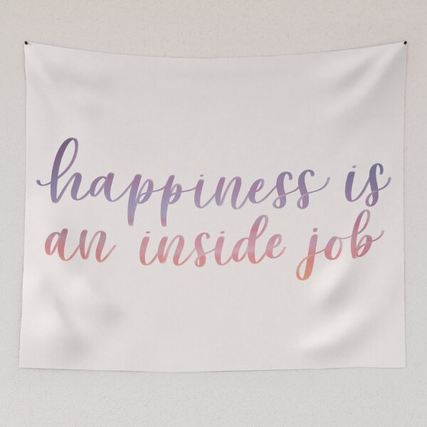 Item preview, Happiness is an Inside Job designed and sold by MadeByMeera.