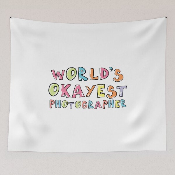 Item preview, World's Okayest Photographer Gift Idea designed and sold by betternotes.